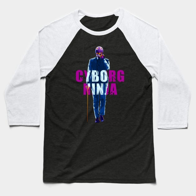 Cyborg Wick Baseball T-Shirt by manoystee